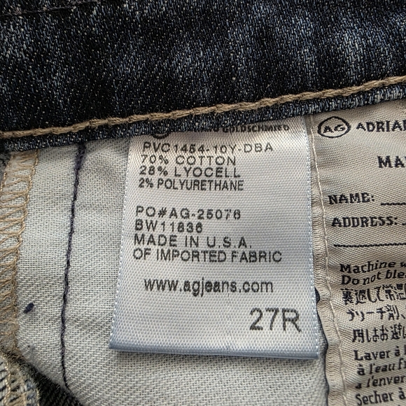 AG Adriano Goldschmied “The Beau” Slouchy Skinny Jeans – Size 27, Women’s - Picture 5 of 10